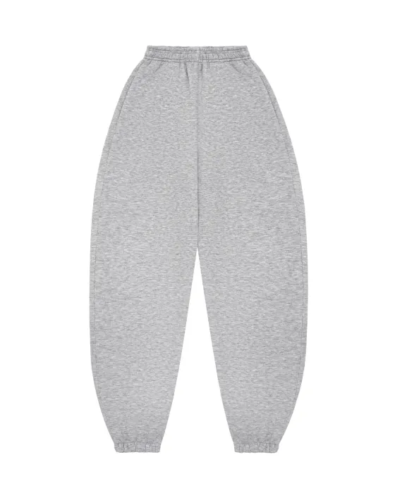 джоггеры sporty warm, серый меланж