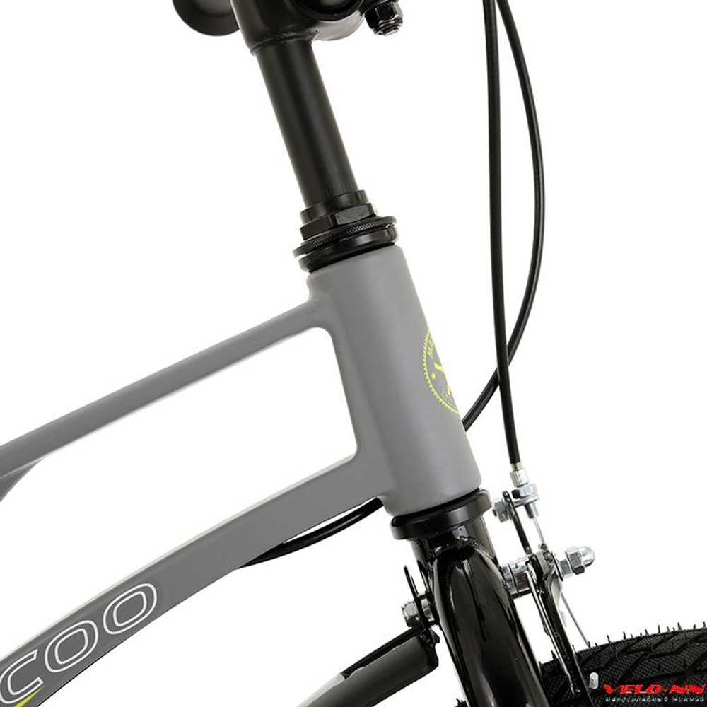 Велосипед 18" MAXISCOO Air Стандарт, серый матовый