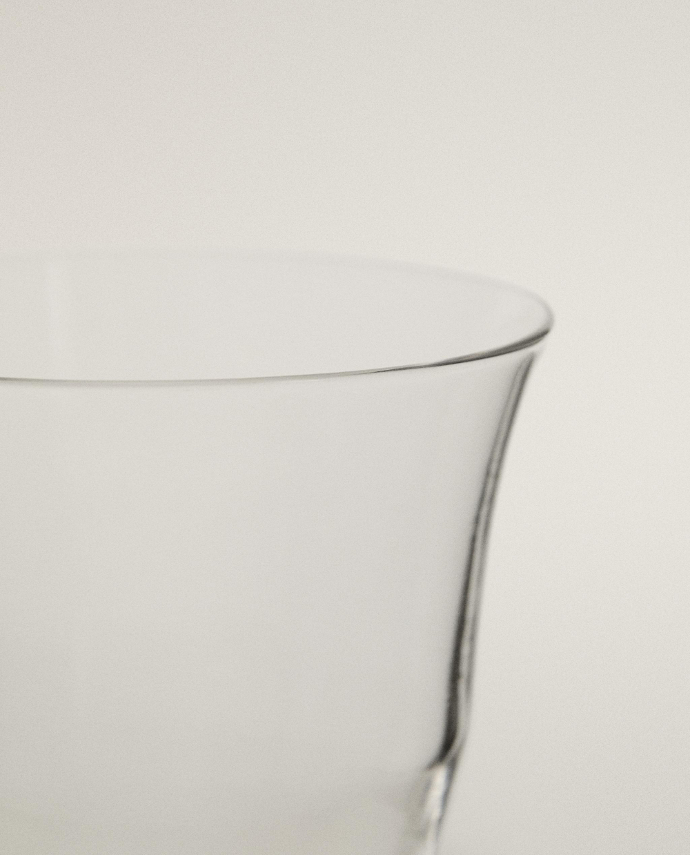 Zara Home стакан из стекла, цвет прозрачный, 8 см