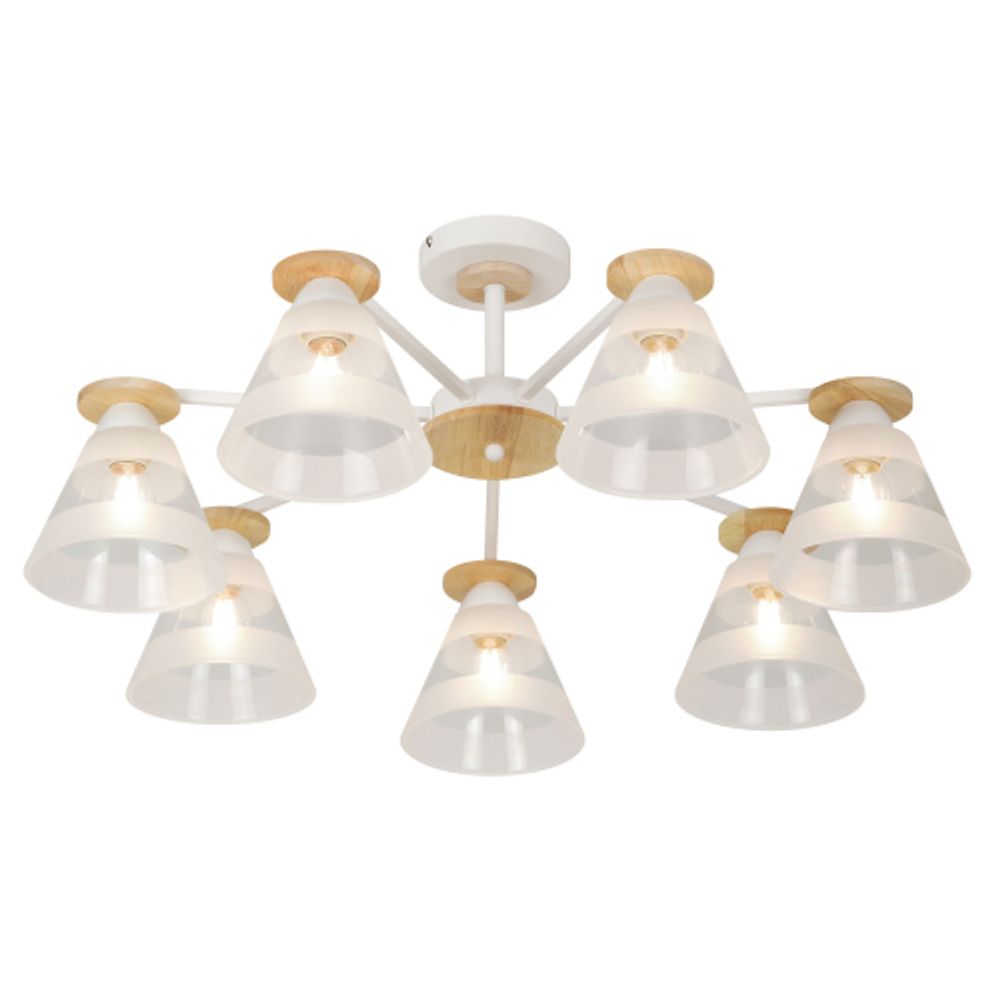 Люстра Rivoli   9177-308 7 х Е27 60 Вт модерн