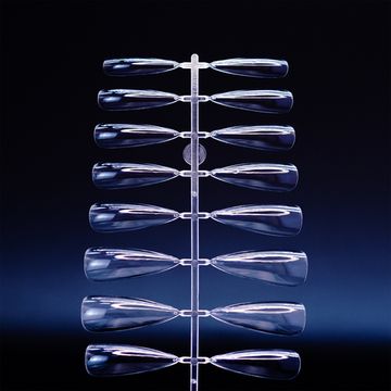 Гелевые типсы для наращивания (форма острый миндаль) 1 пластинка