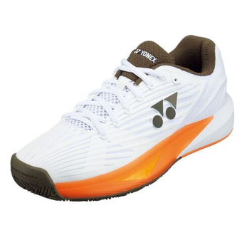 Мужские кроссовки теннисные Yonex Power Cushion Eclipsion 5 - white/brown