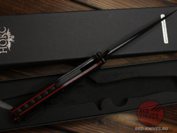 Складной нож НОКС Финка С Black 342-709406 c клинком из стали D2, рукоять G10