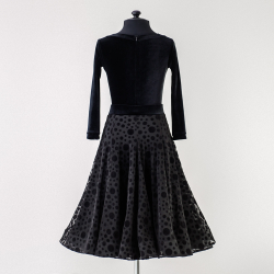 флок на сетке