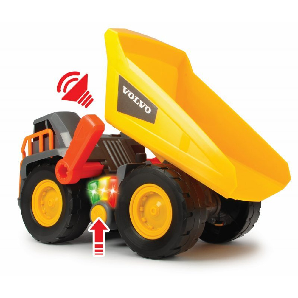 Самосвал Volvo 30 см свет звук Dickie Toys 3725004