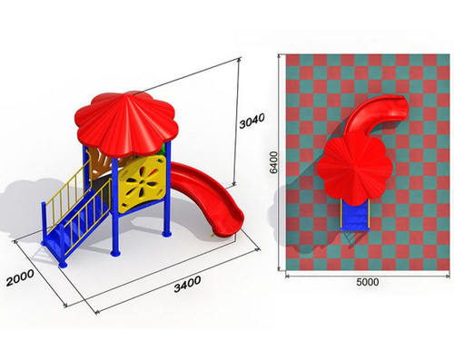 Детская площадка Малютка 4,3_2вар