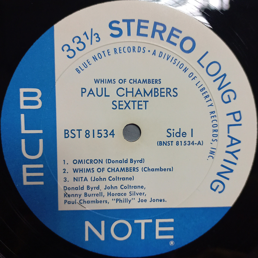 Paul Chambers Sextet / Whims Of Chambers (LP)