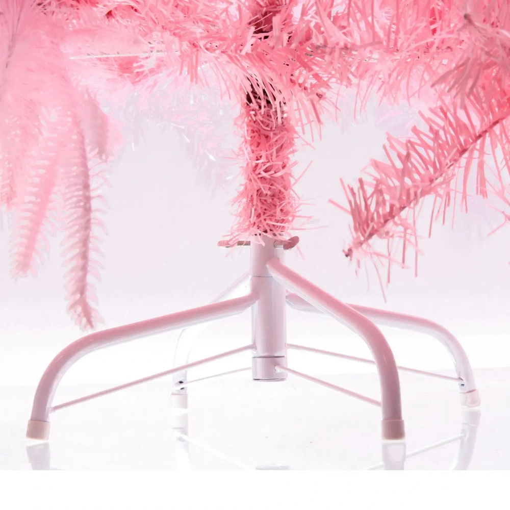 Ёлка «Розовый зимний сад» 210 см, ПВХ, леска, резина (900 веток)