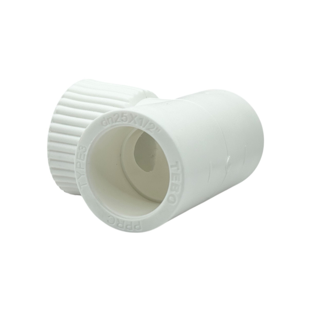 Тройник комбинированный TEBO 25x1/2" внутренняя резьба