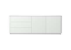 Тумба Tammi 3 ящика 2 двери L (белый)