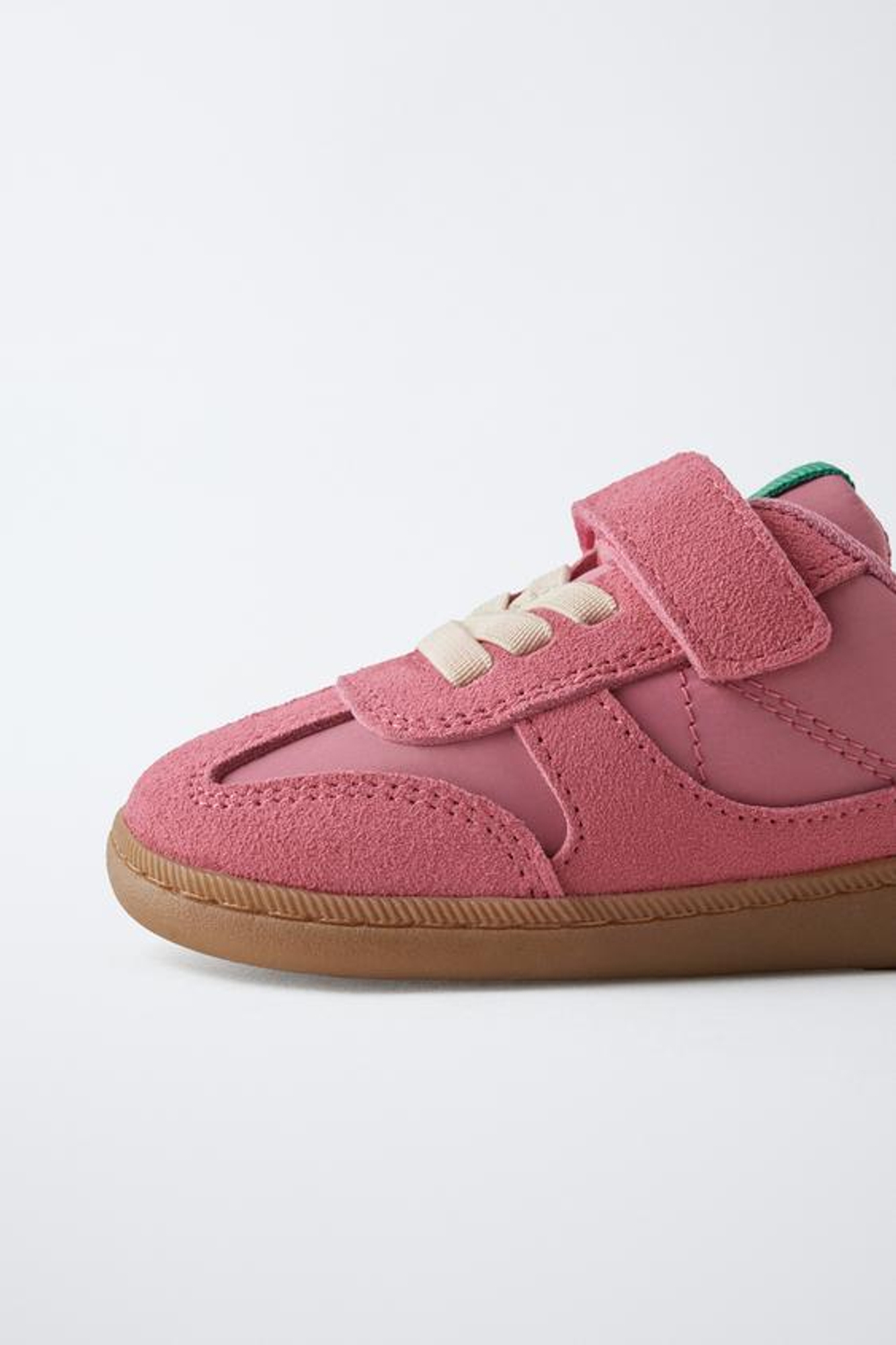 ZARA КРОССОВКИ В СТИЛЕ РЕТРО, РОЗОВЫЙ