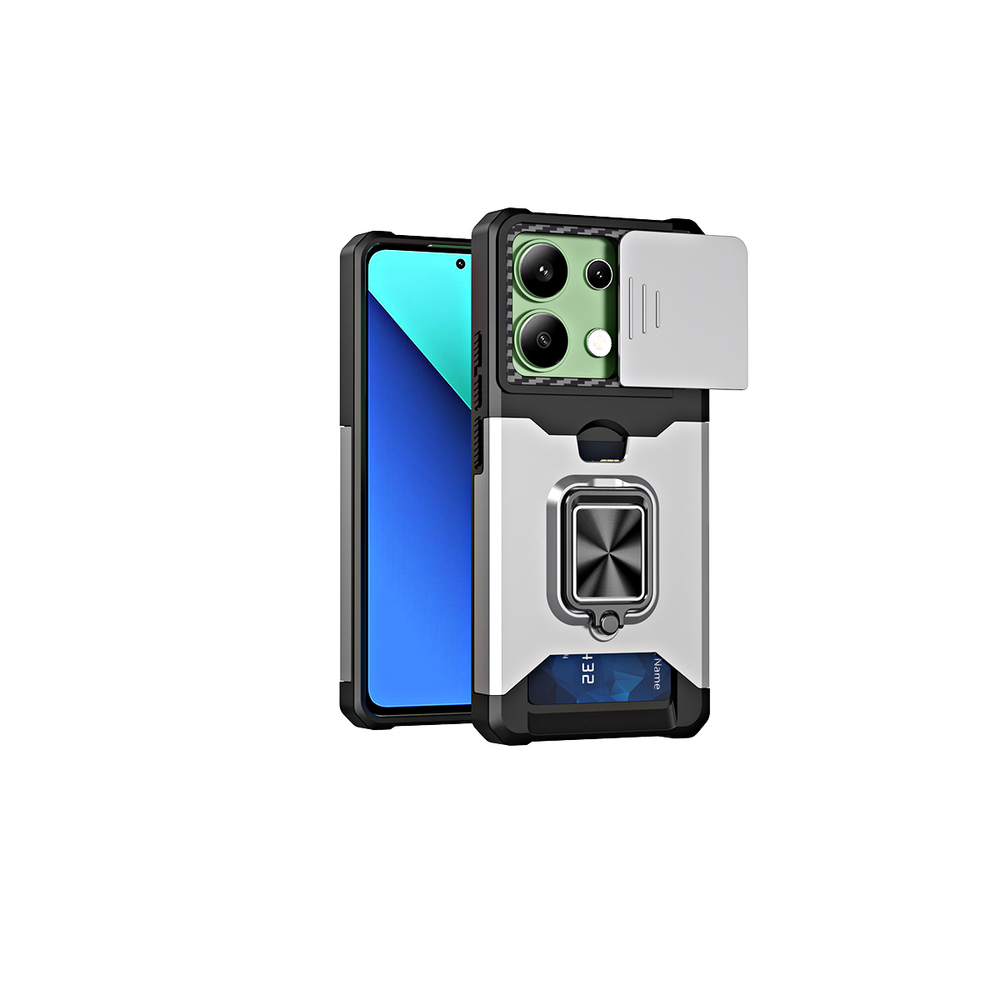 Противоударный чехол Сard Reader Case для Poco M6 Pro 4G