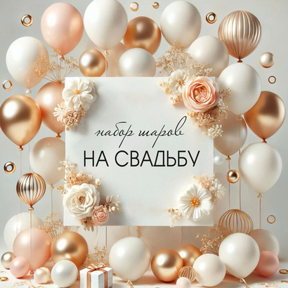 Шары на свадьбу