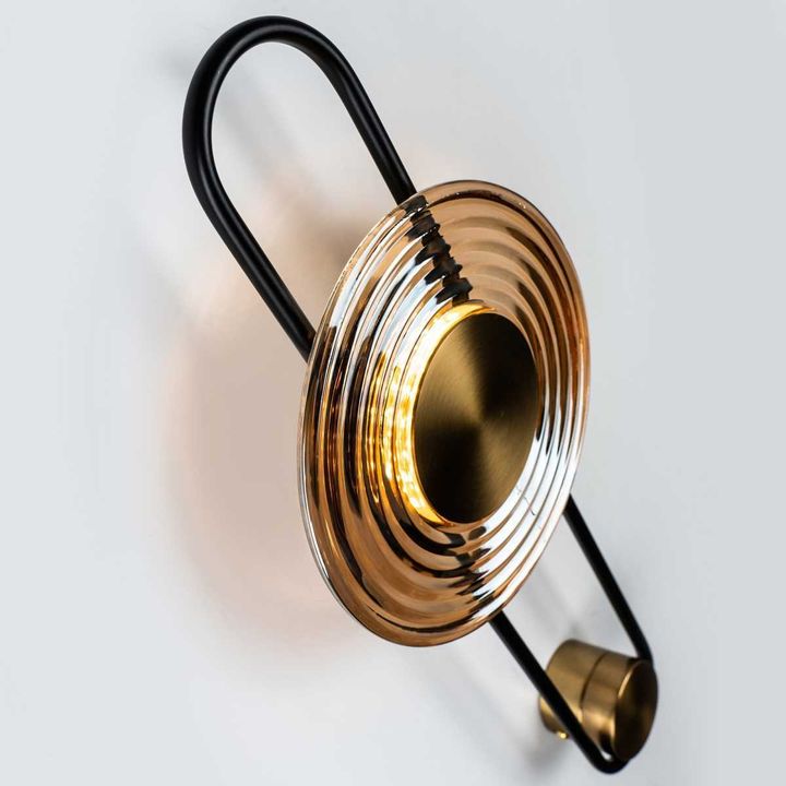 Настенный светодиодный светильник Modelux Modestyle MS.1507.01 BK-BS