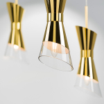 817012 Люстра STRATO 1х40W E14 ЗОЛОТО