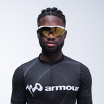 Спортивные очки с диоптриями 720armour RiderB7 / Matte White / Gold Lens