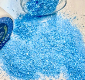 Пищевые блестки голубые Пирамида 5 г.