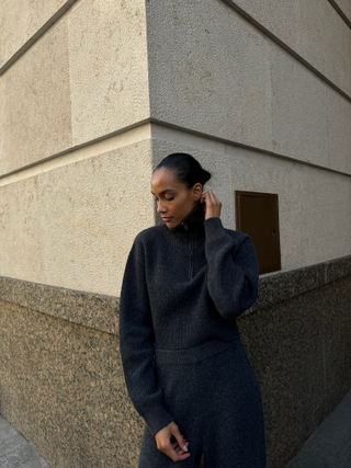 Джемпер-анорак JONI, антрацит