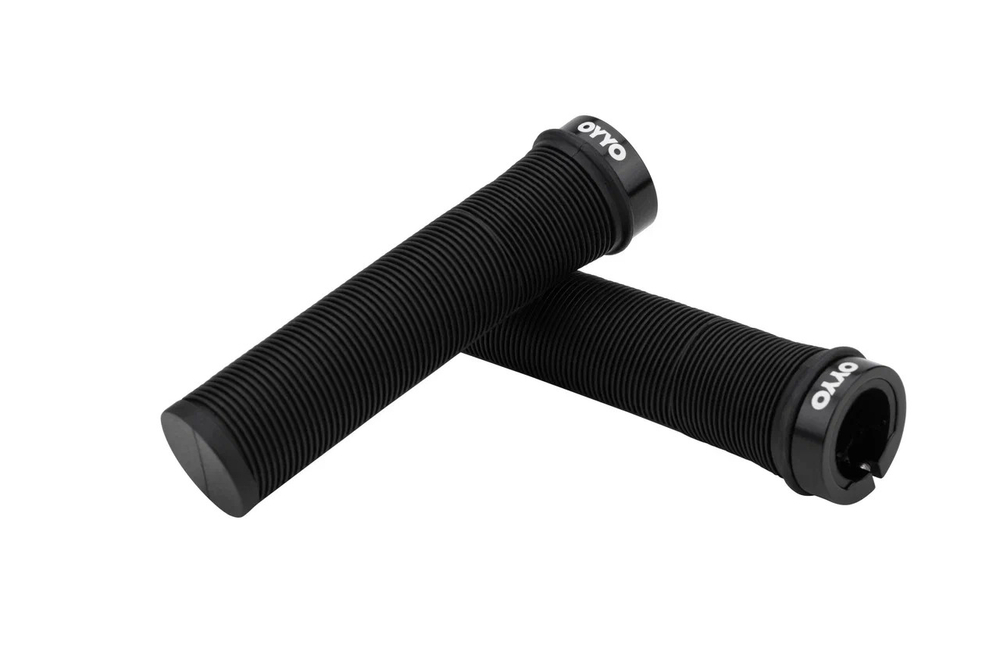 Грипсы OYYO, GR101, 130 мм, 1 локринг, закрытый конец, серые (серый)