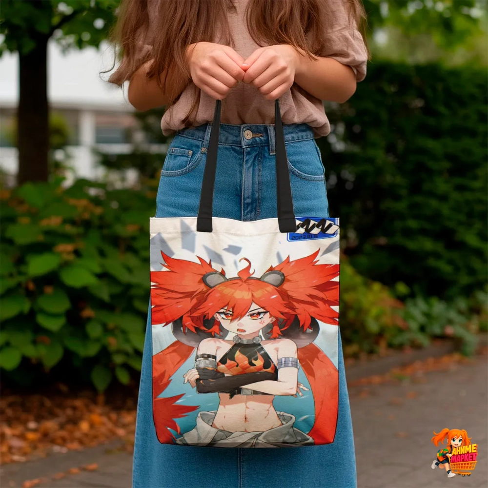 Сумка шоппер с принтом Zenless Zone Zero