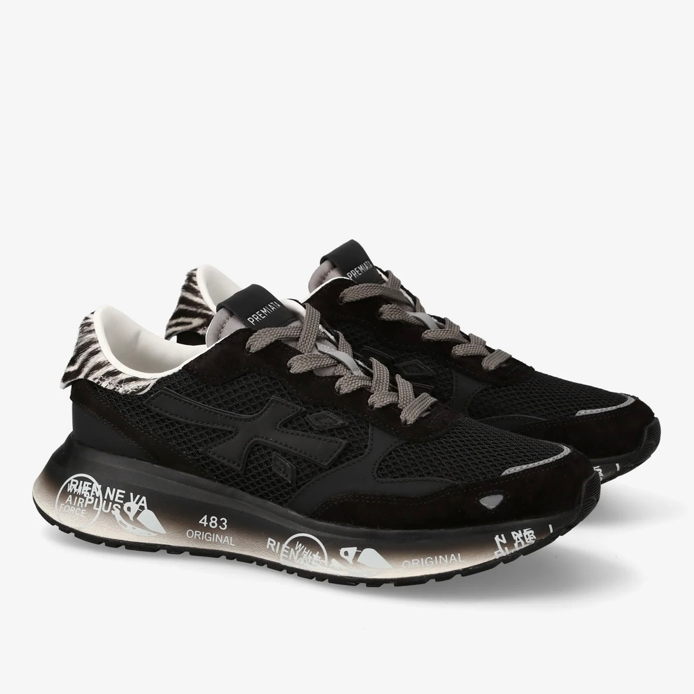 Комбинированные кроссовки Premiata Lauryn 7779