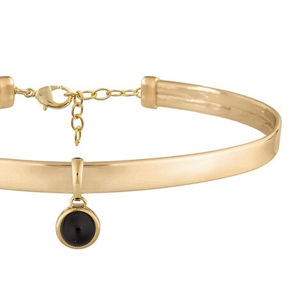 Чокер Possebon Black Agate B0112.4 BW/G