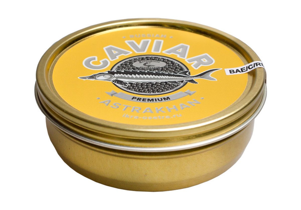 Икра черная осетровая премиум Caspica, 200г