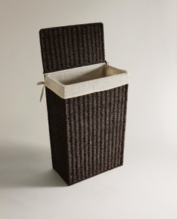Zara Home Корзина из металла, цвет бежевый, 55 см