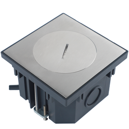 Donel Лючок в пол 2 мод. (1 мод. 45х45 мм), нержавеющая сталь, IP65