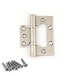 Петля накладная Avers 75*63*2.5-B2-NIS БЕЗ ВРЕЗКИ (24/144)