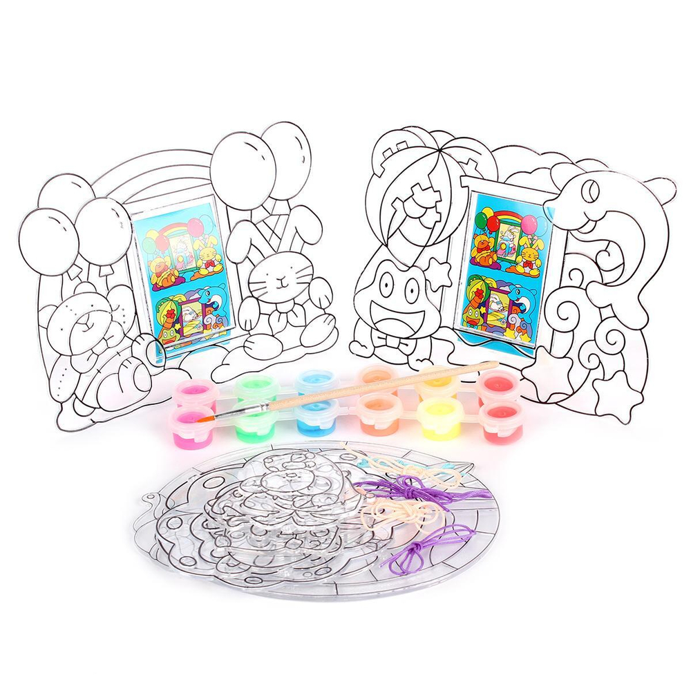 Большой набор витражей "Животные" (Развивашки)