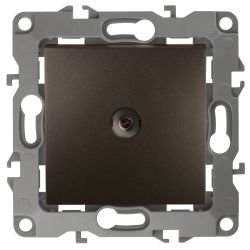 12-3102-13 ЭРА Розетка TV проходная, IP20, Эра12, бронза | Эра 12 Бронза