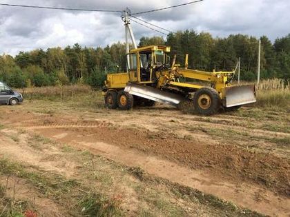 В «Усадьбе Романово» началась планировка основания для отсыпки дорог