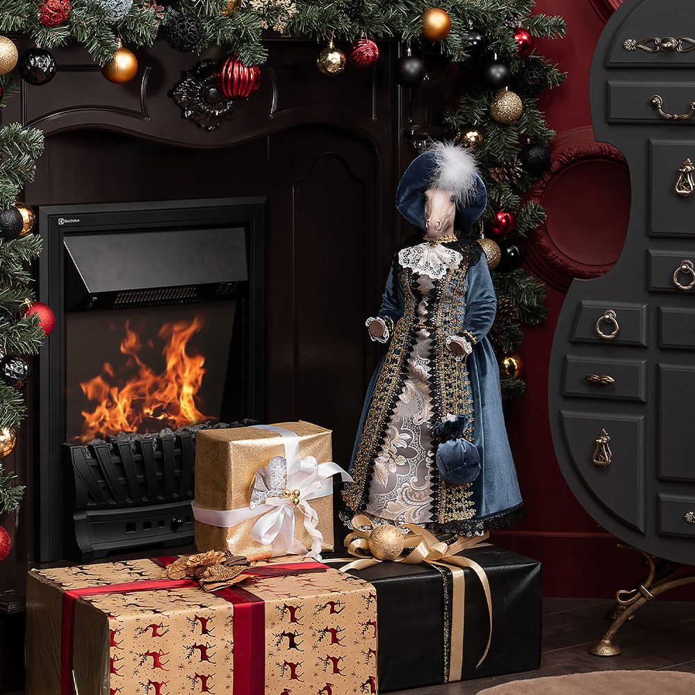 Кукла интерьерная коллекционная Лошадь Виконтесса