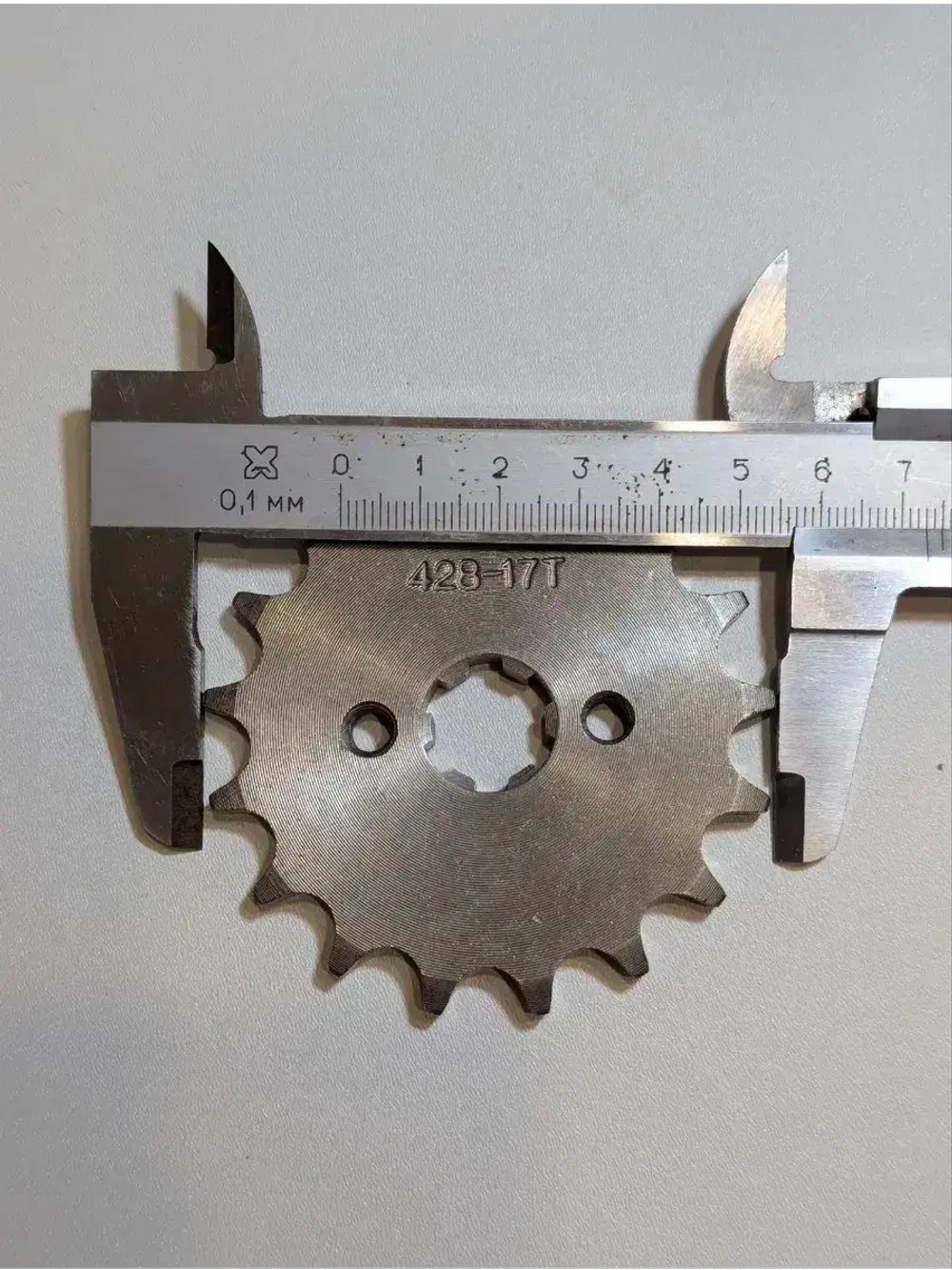 Звезда ведущая для питбайка, мопеда (428-17Т) 17мм сталь
