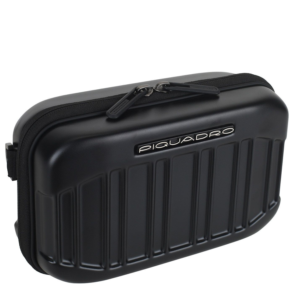 Бьюти-кейс Piquadro PQ LIGHT (CA6172PQL/NO) 23x13x8см 2.40л. поликарбонат черный матов.