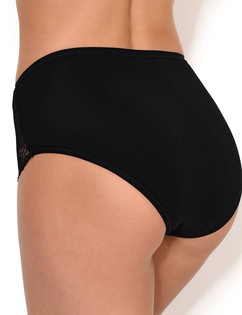 Высокие трусики-слипы Charm (Размер: M) (Цвет: черный)