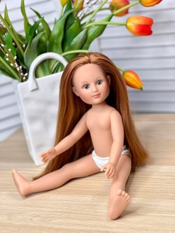 Кукла Nines виниловая 34см Leslie без одежды (1440W4)