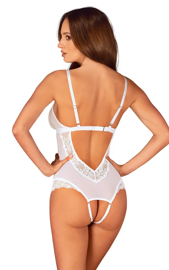 HEAVENLLY Crotchless Teddy Боди