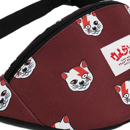 Поясная сумка OLDY. Кот. Красный