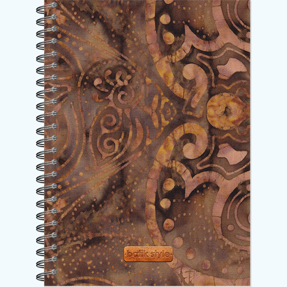 Блокнот-скетчбук SKETCHBOOK А5 с жесткой обложкой 60л. "Green Jungle Batik"