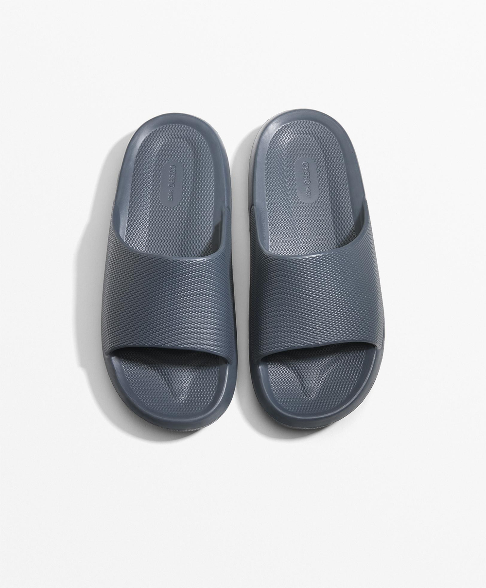 Oysho Пляжные шлепанцы, петроль