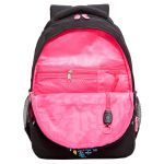 Рюкзак Grizzly, 27*40*20см, 2 отделения, 4 кармана, анатомическая спинка, черный