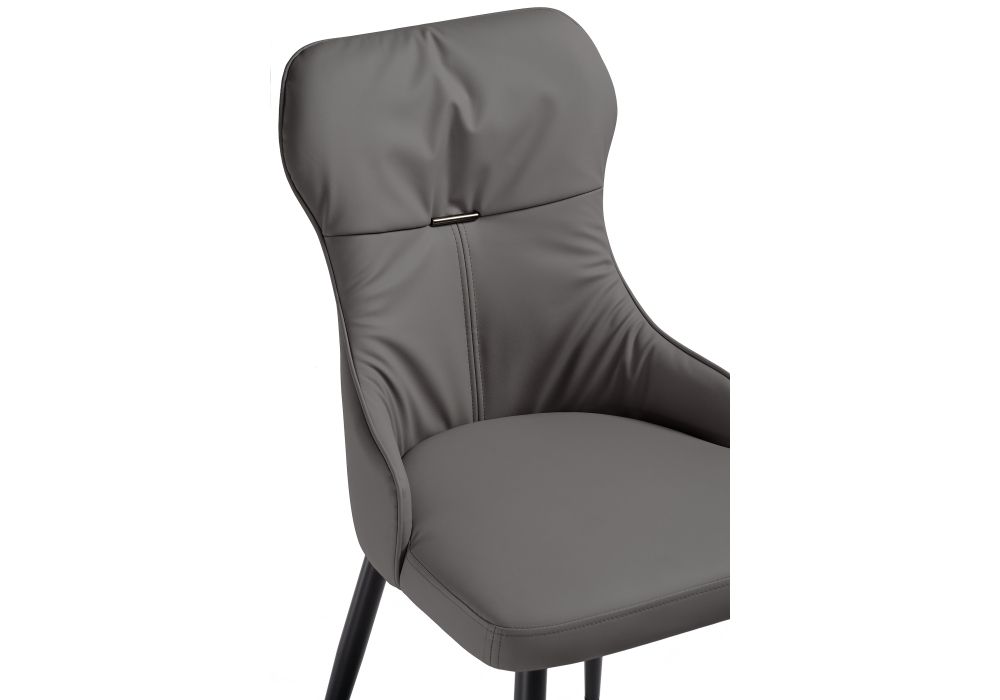 Стул на металлокаркасе Neli gray / black