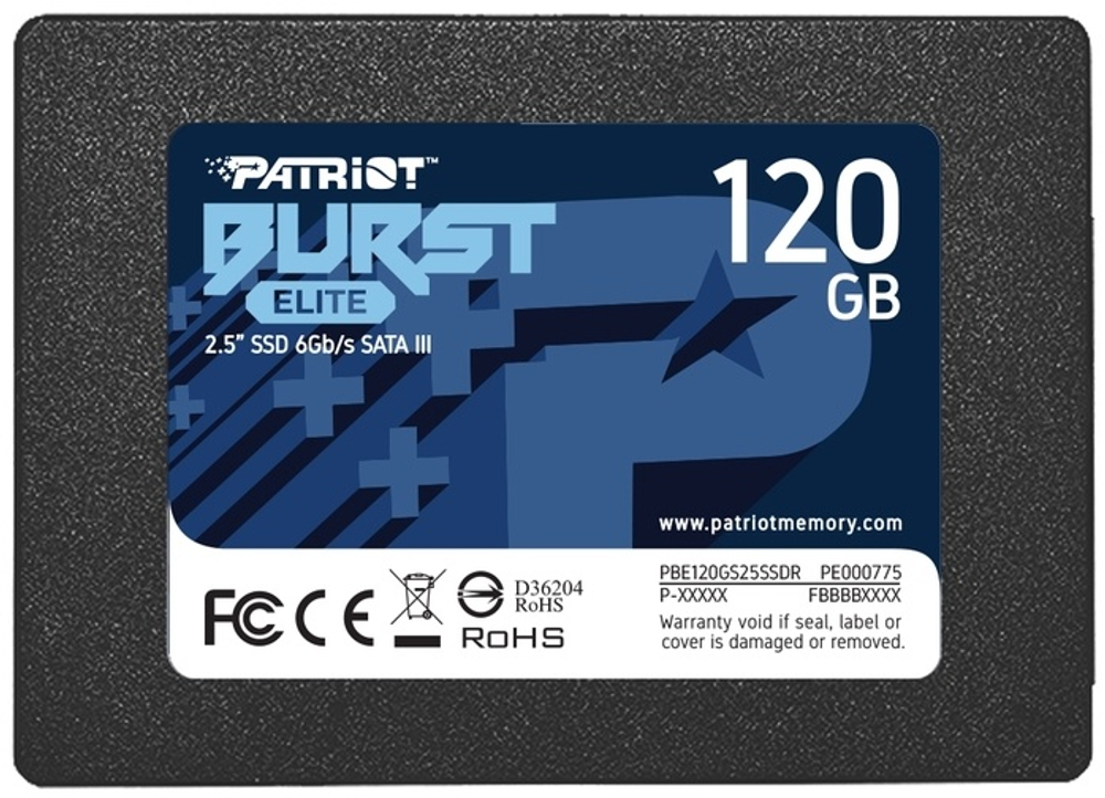 SSD Patriot Burst Elite PBE120GS25SSDR 120 Гб