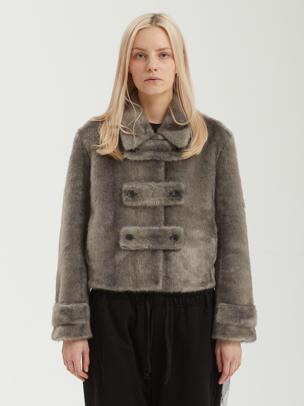 Женская Куртка Faux Fur Tab Toggle