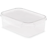 Емкость для СВЧ Прайм 1л прямоугольная (на защелках)