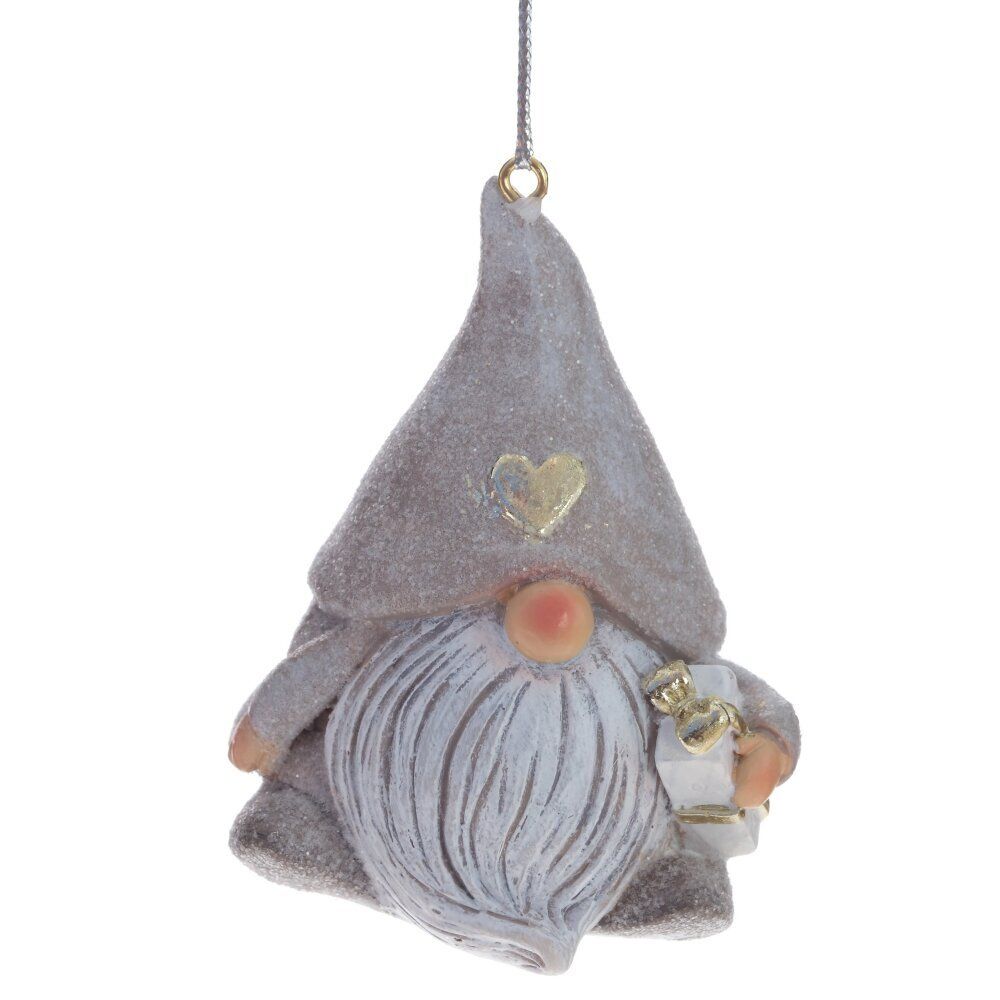 GAEM Фигурка декоративная подвесная "Гном", L5,5 W5,5 H6,5 см, 2в.