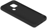 Силиконовый чехол с микрофиброй для Realme C25/C25s black DF