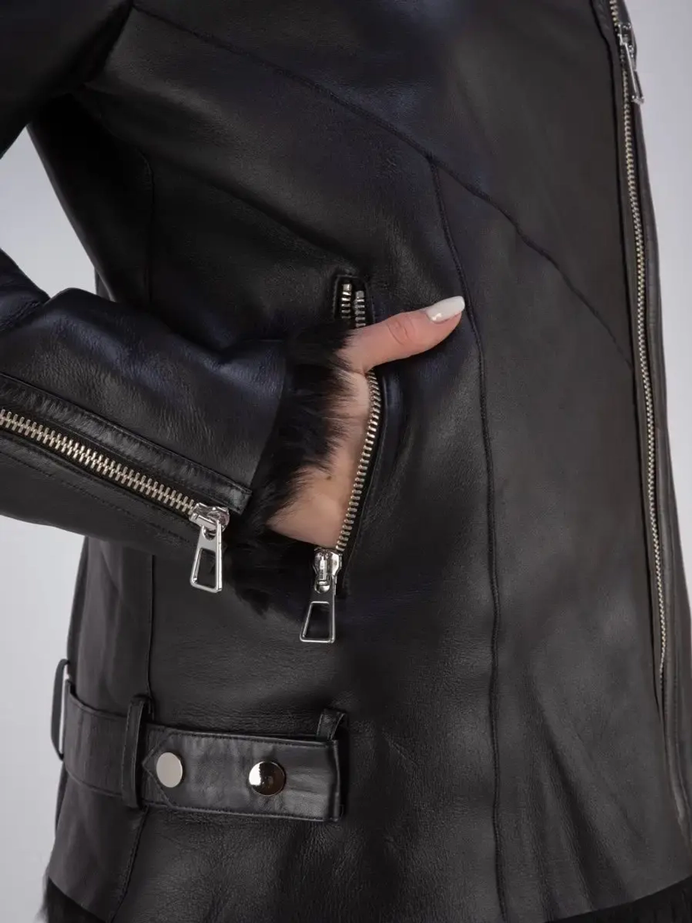 Дубленка женская натуральная с капюшоном тоскана зима Турция